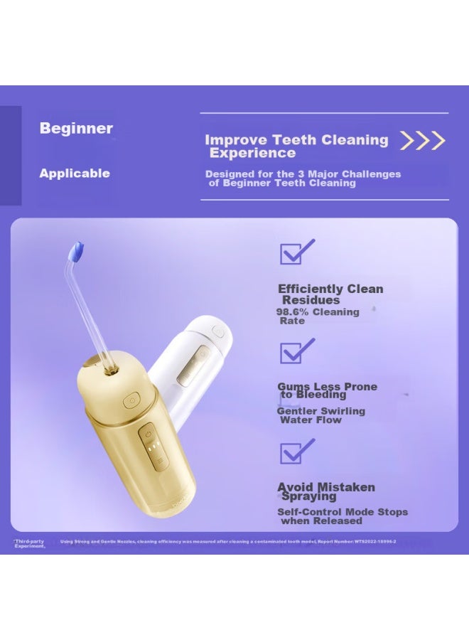 Bixdo Water Flosser Capsule 2nd Generation, Dental Irrigator, Prevents Tartar, Orthodontic Retractable Portable Children's Dental Cleaner, Whitening Plaque Remover, Birthday Gift - Image 3