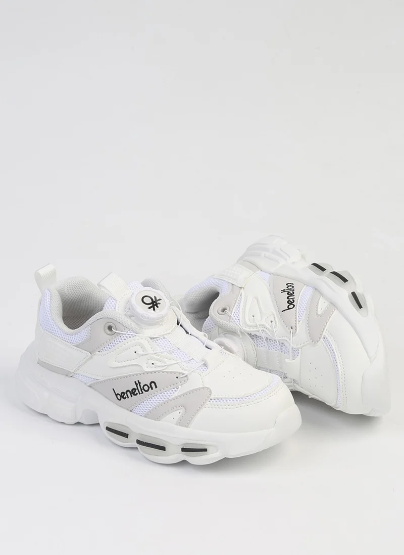 بينيتون White Girls Sneakers BNI-10253