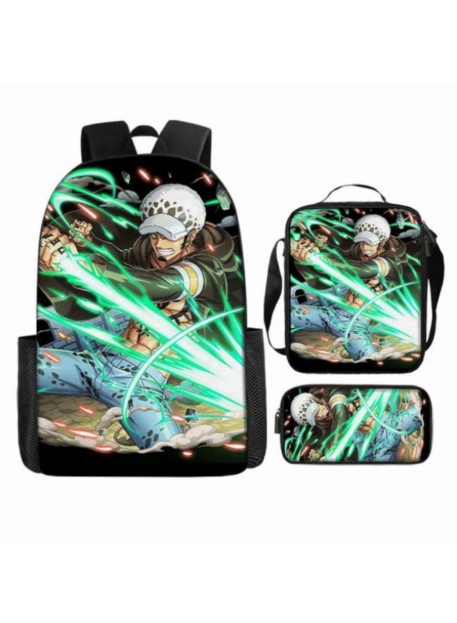 عام أحدث نموذج عالمي من الكرتون طباعة ثلاثة قطعة حقيبة مجموعة ( الطلاب ، الأطفال ، الأصدقاء ، نزهة ، تسلق الجبال ، الخ . ) - Image 4