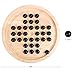 Offelec Wooden Solitaire Board Game with 33 Piece Black Glass Marbles Classic One Player Gameplay Strategy Puzzle Board Games Kids Adults Fun Family Tabletop Toys Birthday GiftTable Games - Image 4