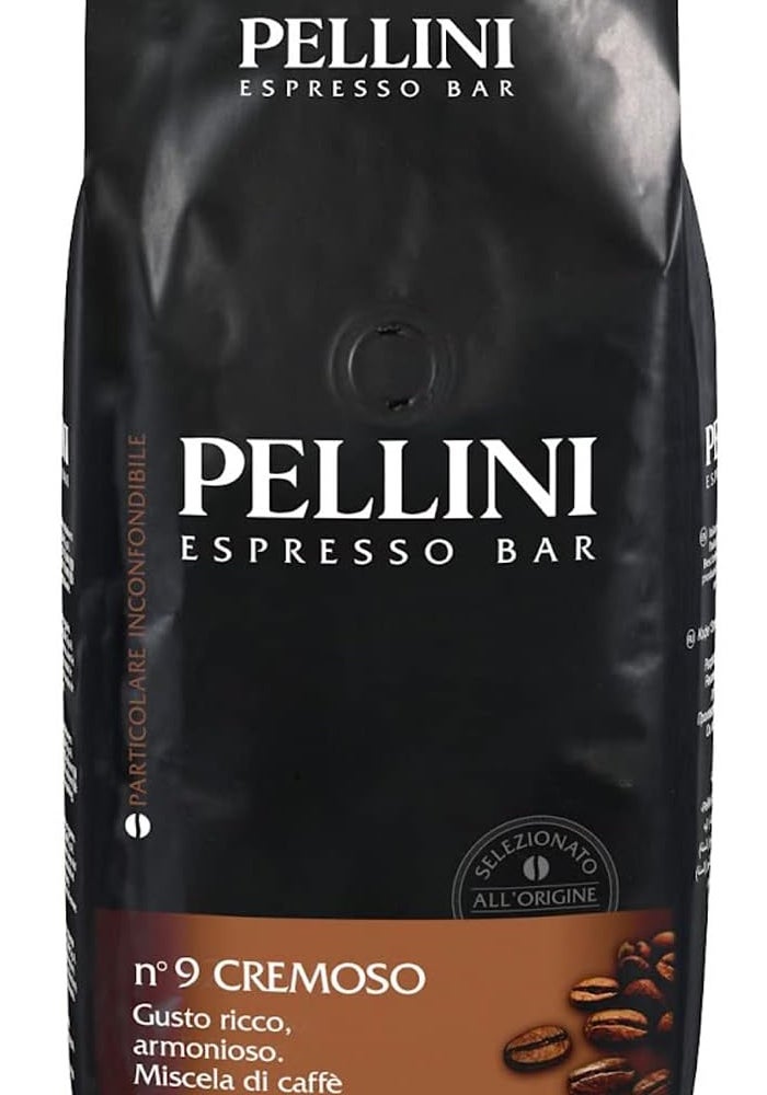 Pellini No.9 Cremoso Roasted Coffee Beans 1kg - Image 1