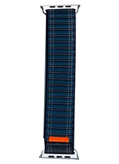 Lacoz Lacoz Fabric Sports Loop Smart Watch Straps Compatible with 49mm 45mm 44mm 42mm Smart Watches Blue  - Image 1