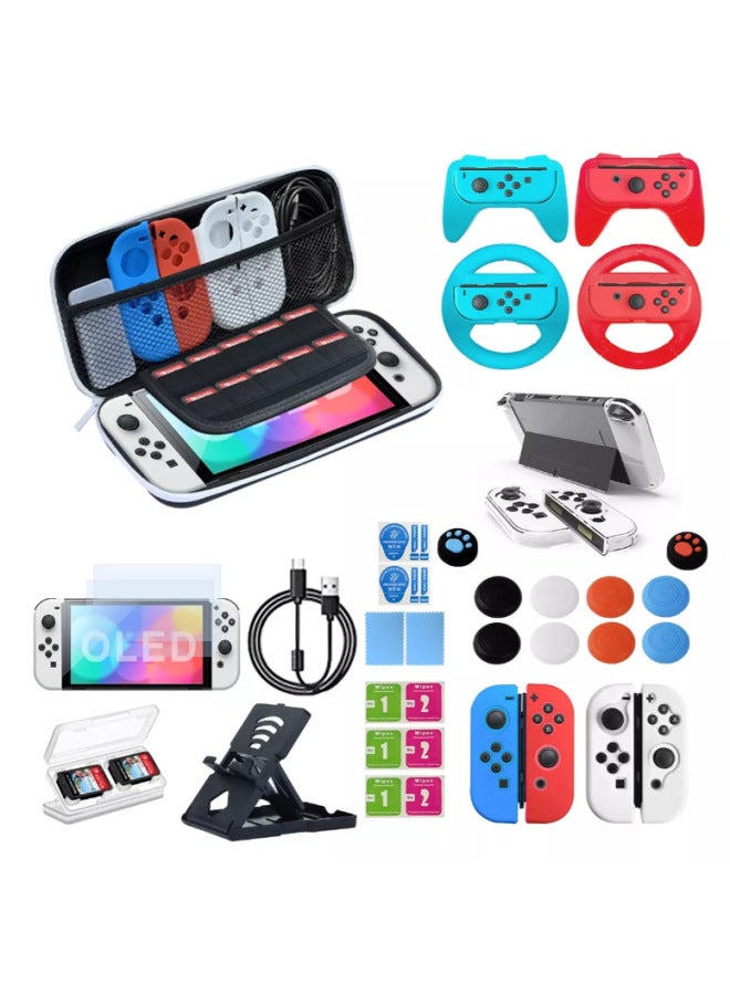 Neutral Suitable For Nintendo Switch Game Protection Bag Protection Data Line Typec Storage Bag Set Crystal Case - Image 1