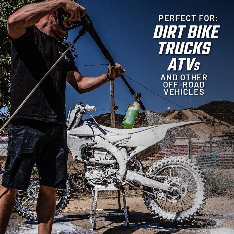 Anki Slick Products Off-Road Wash - Extra Thick Foaming Cleaning Solution for Dirt Bikes, UTVs, Trucks, and Offroad Vehicles - 32 oz., Citrus Scent - Image 3