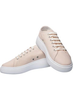 Liger Women's Comfortable Thick Sole Linen Sneakers Beige  - Image 3