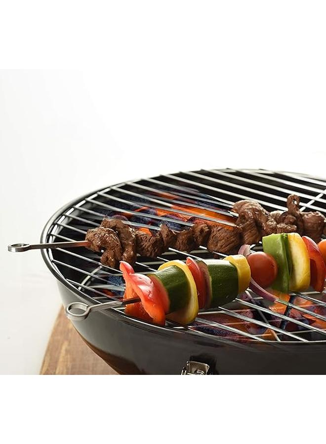 Generic Stainless Steel 12-Inch Skewers, Set of 6  - Image 4