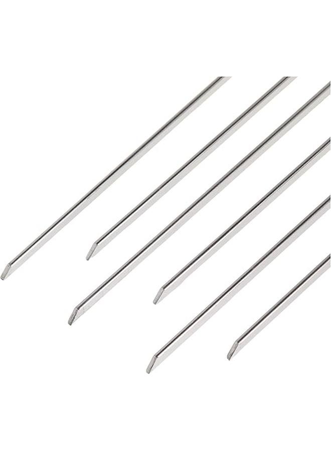 Generic Stainless Steel 12-Inch Skewers, Set of 6  - Image 2
