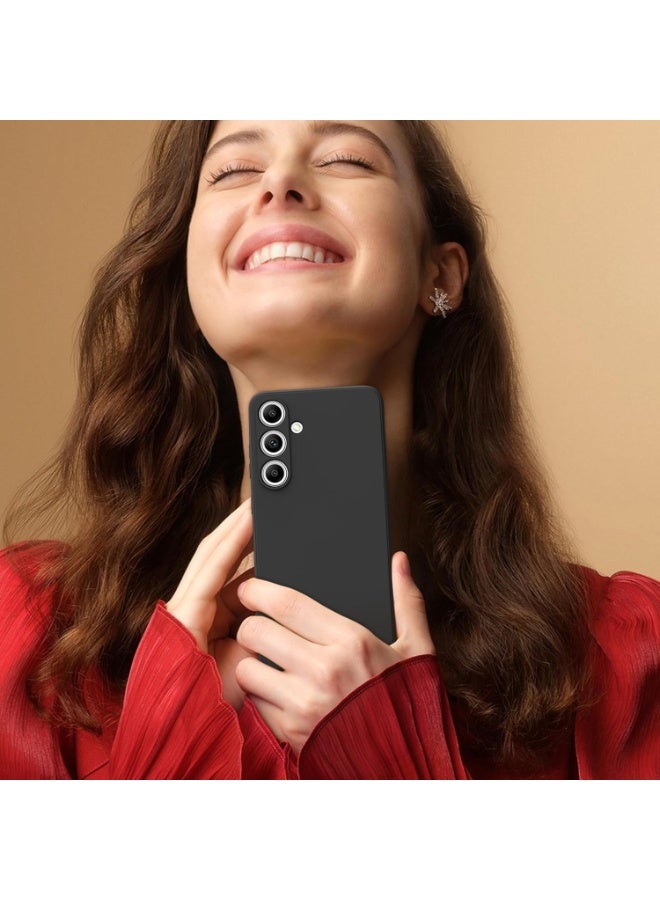 Case for Samsung Galaxy S25 FE Soft Silicone Gel Rubber Cover Shockproof Matte Finish Back Cover Inner Fabric Lining with Camera Protection Case for Samsung Galaxy S25 FE - Image 5