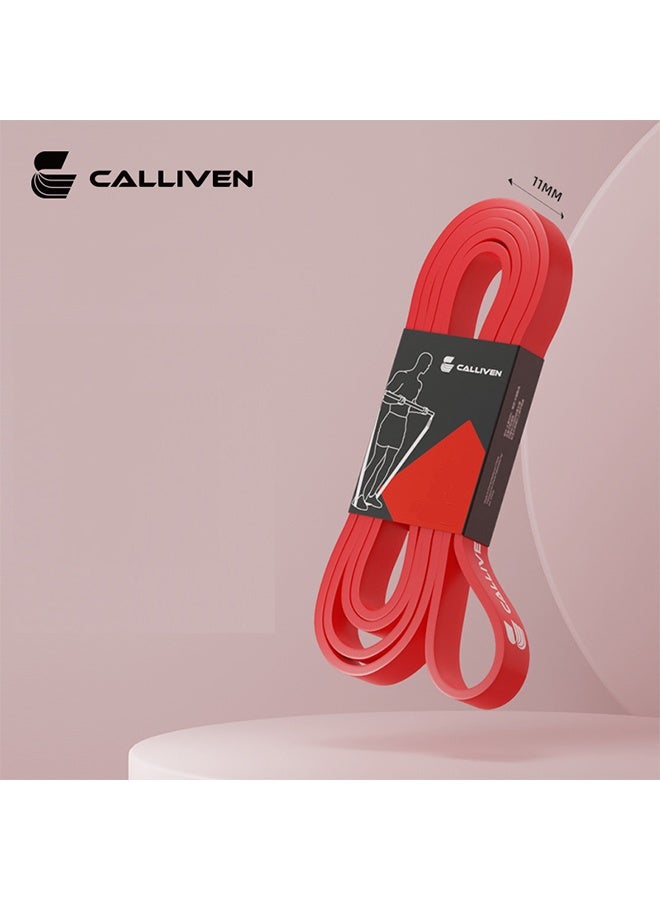 Calliven Resistance Band Strength Fitness Yoga Pull Band 16KG/35 lbs (Red) - Image 1