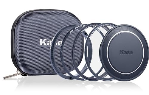 Kase Revolution Plus Entry Filter Kit Magnetic Shockproof Tempered Optical Glass w Color Coded Rings inc CPL UV Lens Cap Case 82mm - Image 3