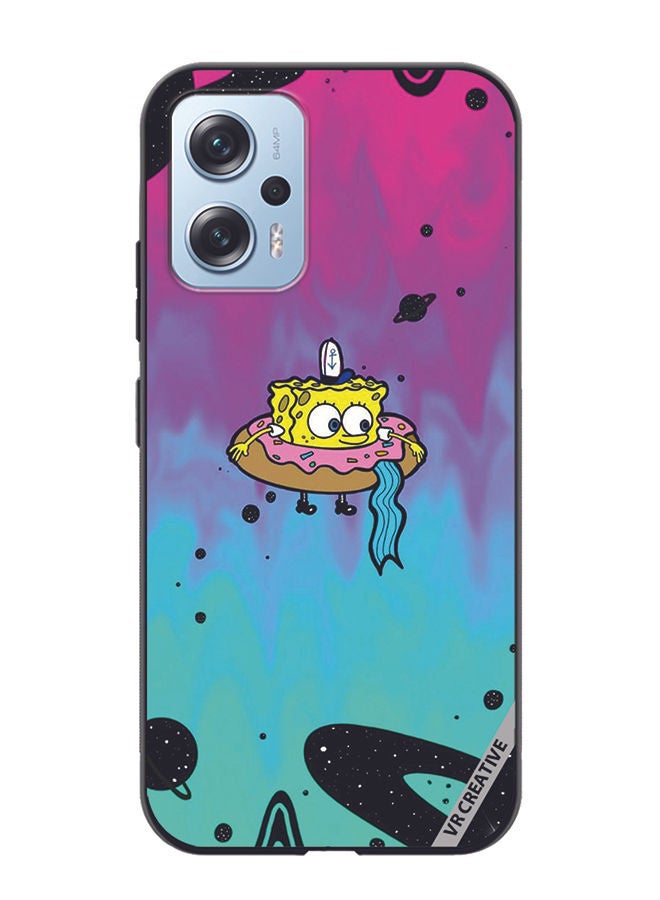 VR CREATIVE Protective Case Cover For Xiaomi Poco X4 GT Spongebob Design Multicolour - Image 1