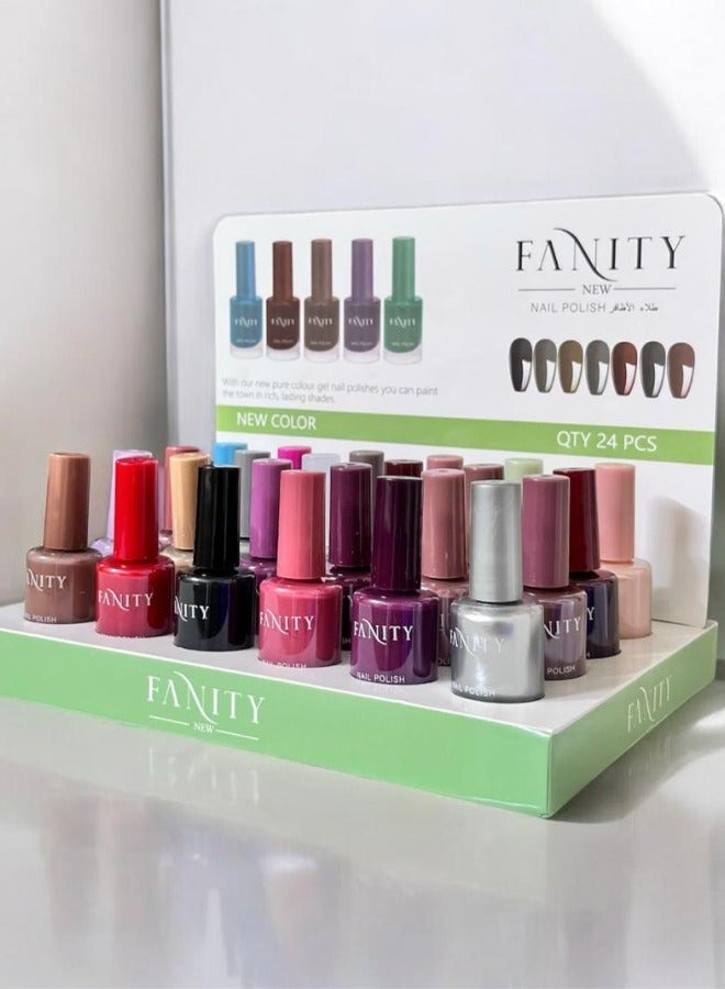 FANITY Vanity Nail Polish - 24 Permanent Colors - PH-197 - Image 4