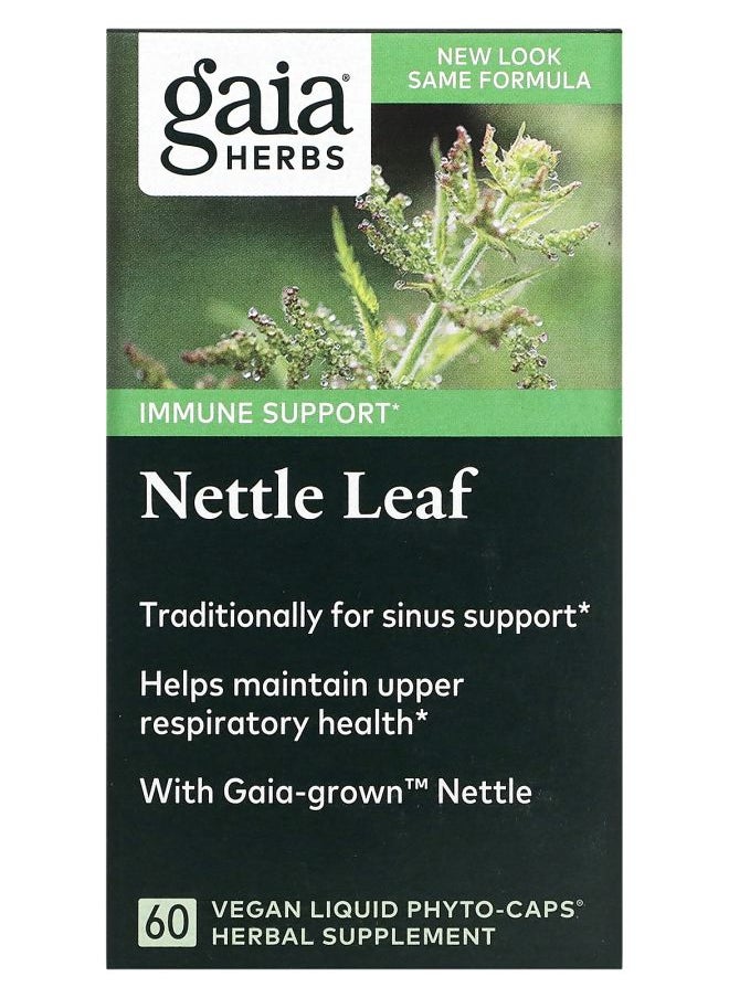 Gaia Herbs Nettle Leaf 60 Vegan Liquid Phyto-Caps 