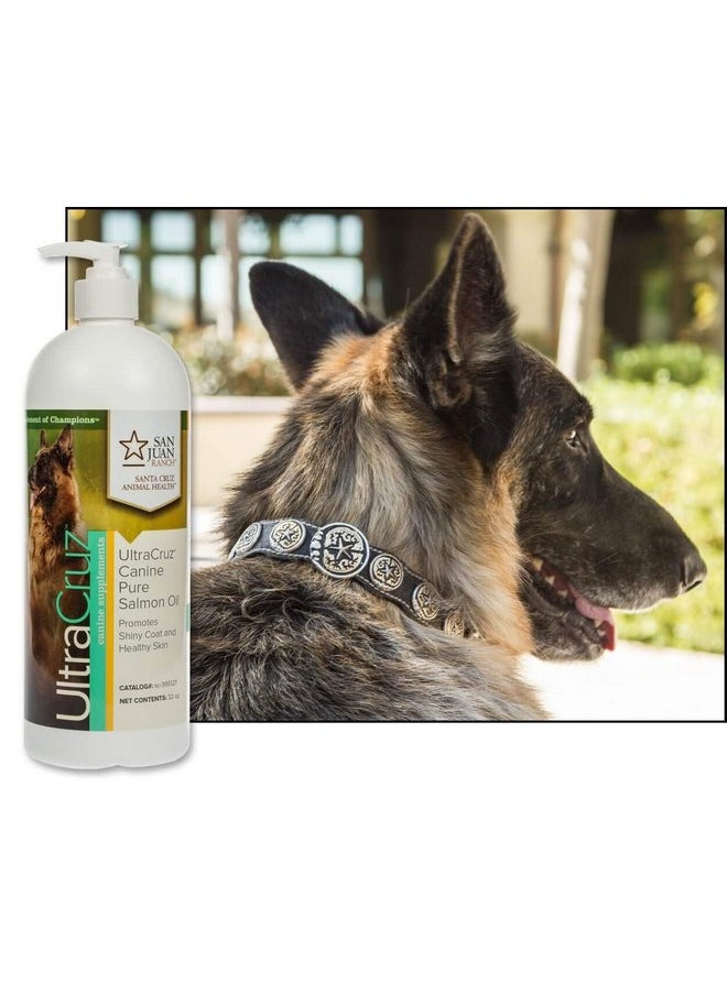 UltraCruz UltraCruz Canine Pure Salmon Oil Supplement for Dogs, 32 oz,sc-395127  - Image 3