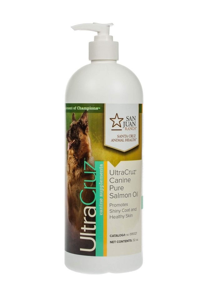 UltraCruz UltraCruz Canine Pure Salmon Oil Supplement for Dogs, 32 oz,sc-395127  - Image 1