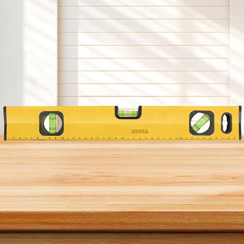 Magnetic Level Ruler Aluminum Tool with Three Vials for Home Improvement and Construction - Image 5