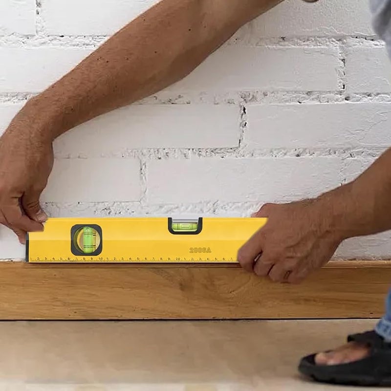 Magnetic Level Ruler Aluminum Tool with Three Vials for Home Improvement and Construction - Image 4
