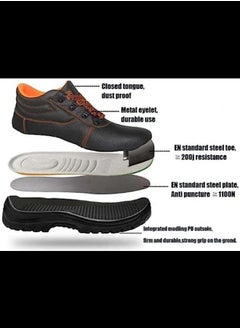 ABBASALI Steel Toe Light Weight Safety Shoes for Men - Slip Resistant, Comfortable & Antistatic Shoes  - Image 3