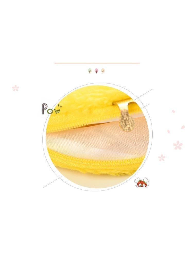 Cute Octopus Cartoon Plush Coin Purse for Girls Kids – Mini Zipper Wallet with Keychain, Colorful Crown Design, Soft Polyester, 12x15cm - Image 2