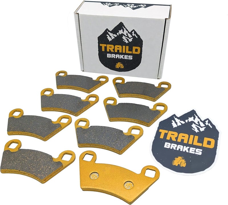Traild Polaris Ranger 570 Midsize Ceramic Brake Pad Set Front & Rear (2014-2022) - Image 1