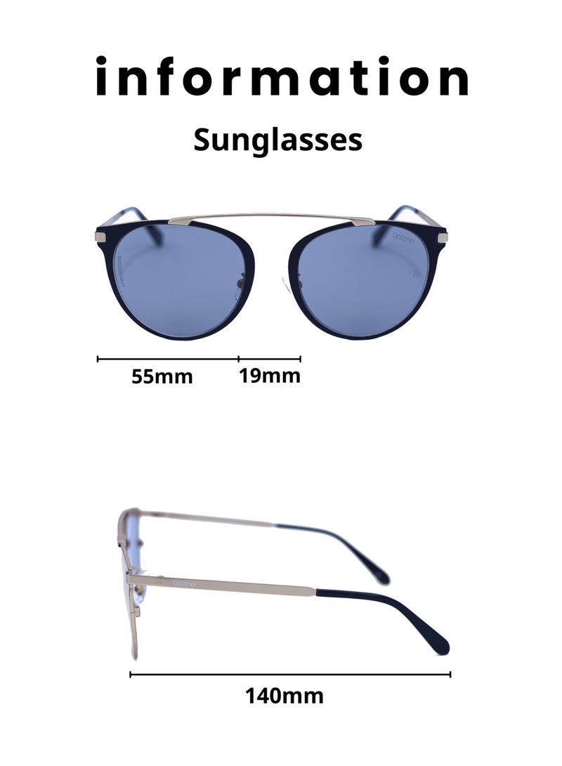 Baleno Round Sunglasses with Polarized UV Protection Lenses – Lightweight, Durable Metal Frame for Men & Women, Perfect for Driving, Travel, and Outdoor Activities" - Image 5