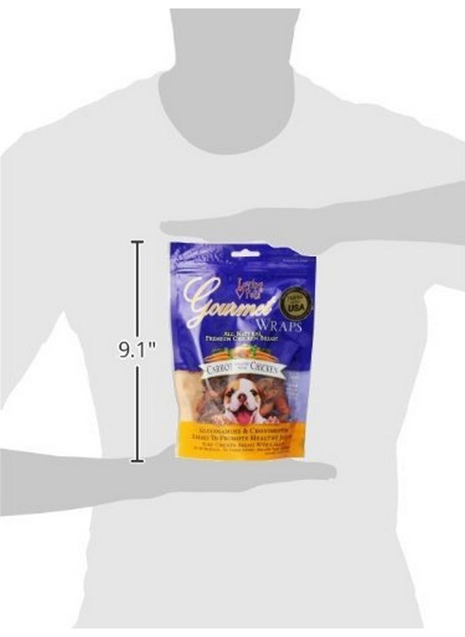 Loving Pets Loving Pets (2 Pack) All Natural Premium Carrot and Chicken Wraps with Glucosamine and Chondroitin Dog Treats, 6-Ounce  - Image 2