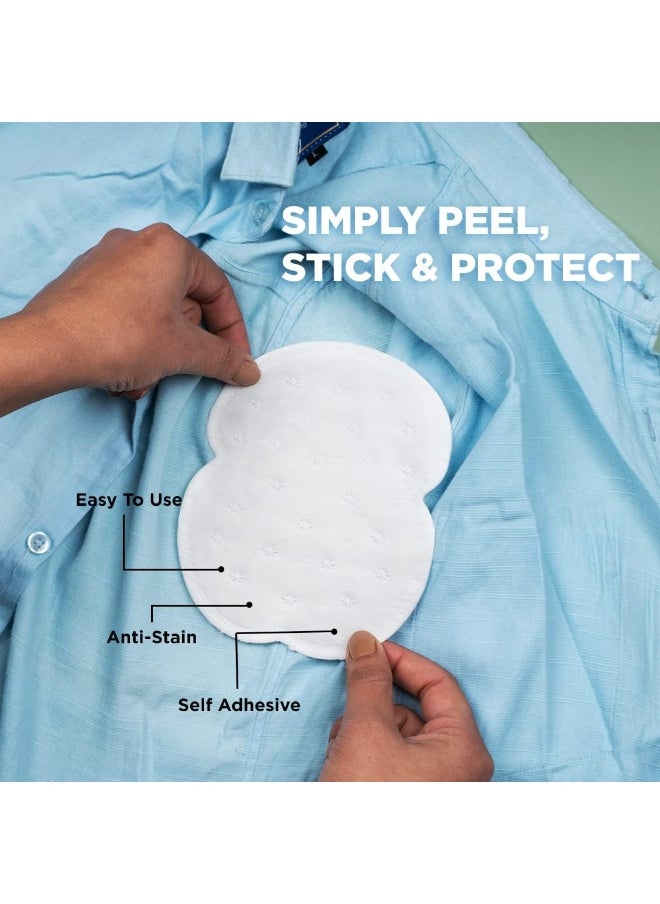 PEESAFE Disposable Underarm 14 Sweat Pads Straight, Pack Of 2  - Image 4