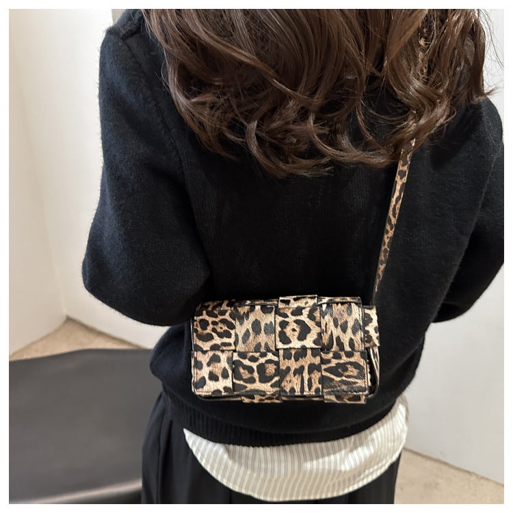 Internet Trendy Leopard Bag Women'S Fashion High-End Western Style Shoulder Bag Underarm Bag Niche Design Crossbody Bag - Image 5