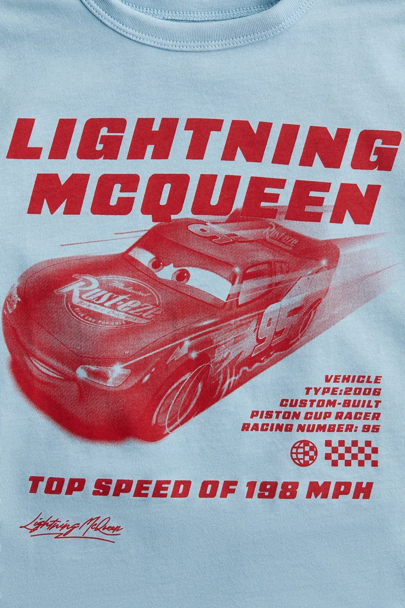 اتش اند ام تي-شيرت قطني مطبوع