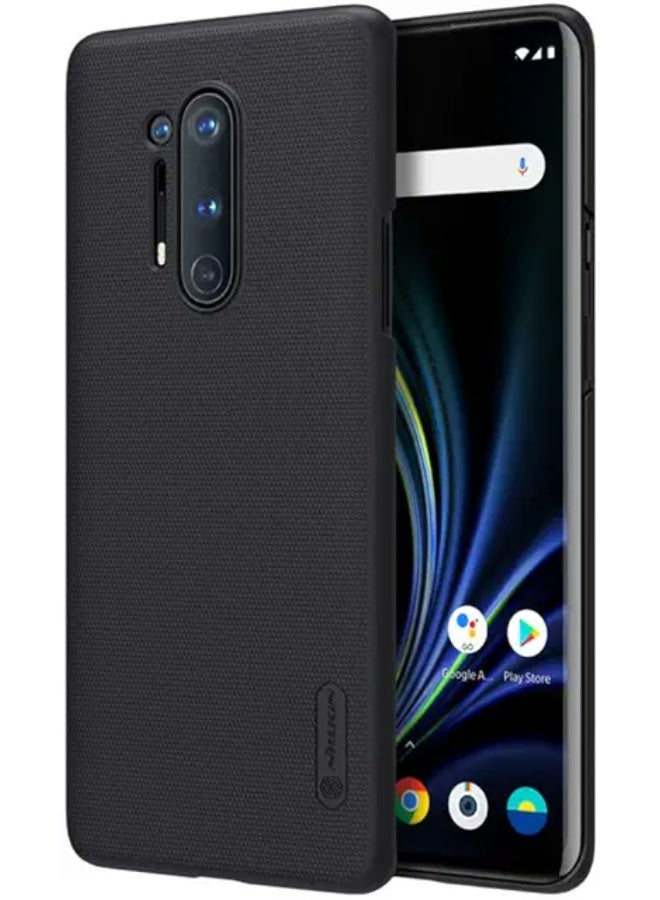 Protective Cover For OnePlus 8T , Slim Fit Soft Back TPU Case Flexible Silicone Cover Compatible For OnePlus 8T - Black