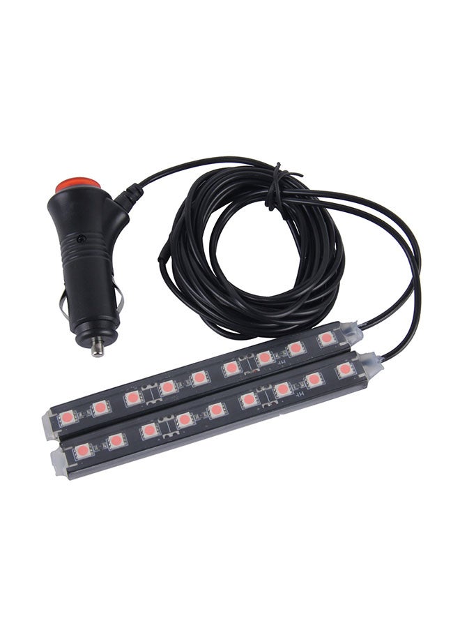 Loquat 2-In-1 4.5W DC 12V 18 SMD-5050-LEDs RGB Car Interior Floor Decoration Atmosphere Neon Light Lamp - Image 1