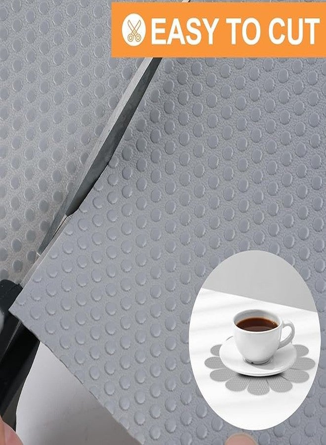 ElastPro EVA, Anti Slip Mat/Sheet for Fridge, Kitchen, Drawer, Shelf Liner (Light Grey, 45 cm X 1.5 m) - Image 4