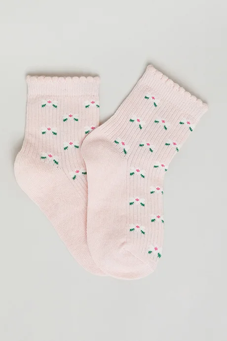 R&B 3 Pack Patterned Ankle Socks