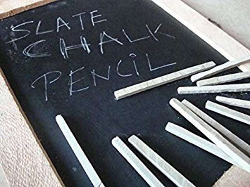 Hesch 9 Crunchy, Brittle and Sun Dried 800 Grams Natural White Limestone Slate Pencils. Consistent Size and Genuine Limestone Slate Pencils - Image 2