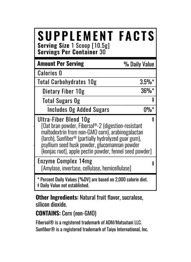 Wilderness Athlete Fiber+  Soluble  Insoluble Fiber Supplement For Women  Men Prebiotic Fiber Powder For Digestive Support Daily Fiber Drink Mix Dietary Fiber Powder Unflavored  - Image 5