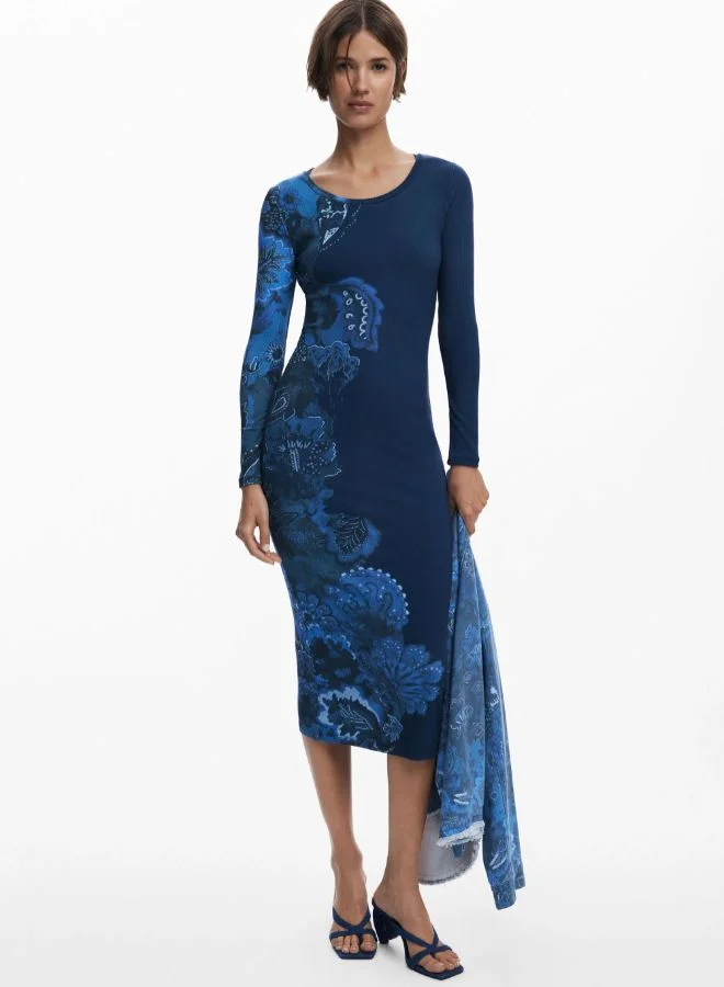 Fitted mandala dress