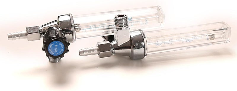 Argon CO2 Regulator Flowmeter Featuring Clear Tube for Clear Flows and Antislip Connection Precisions Flows Meter - Image 2