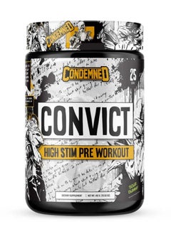 Condemned Laboratoriez Convict NEW High Stim Pre-Workout Sour Gummy  - Image 1