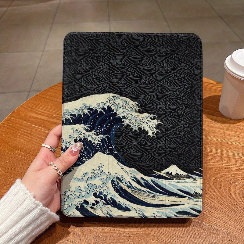 حافظة iPad 10.2 واقية للجيل السابع 2019 بتصميم ثلاثي الطيات للحامل وتصميم خفيف الوزن - Image 1