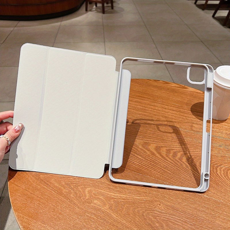 حافظة iPad 10.2 واقية للجيل السابع 2019 بتصميم ثلاثي الطيات للحامل وتصميم خفيف الوزن - Image 4