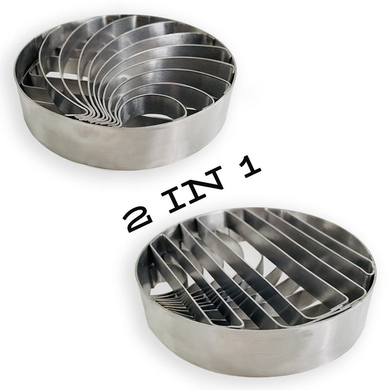 ESNOY Concha Cutter Mexican Bread Mold Made Of Stainless Steel 4.1 Inch Concha Stamp Two Sided Mold For Pan Dulce Mexicano Cortadora De Pan, Bread Shape Cutter - Image 3