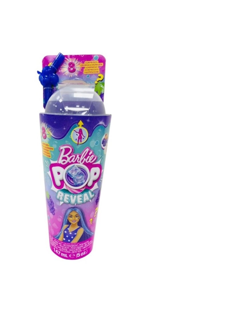 Barbie Pop Reveal Doll Juicy Fruit Series - Grape Fruits (Purple) - Image 2