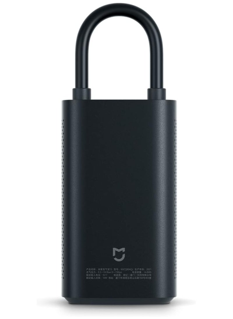 general Portable Smart Digital Air Pressure 1S Detection Electric Inflator Pump, Black, 124 X 71 X 45.3 mm - Mjcqb05Qj - Image 2