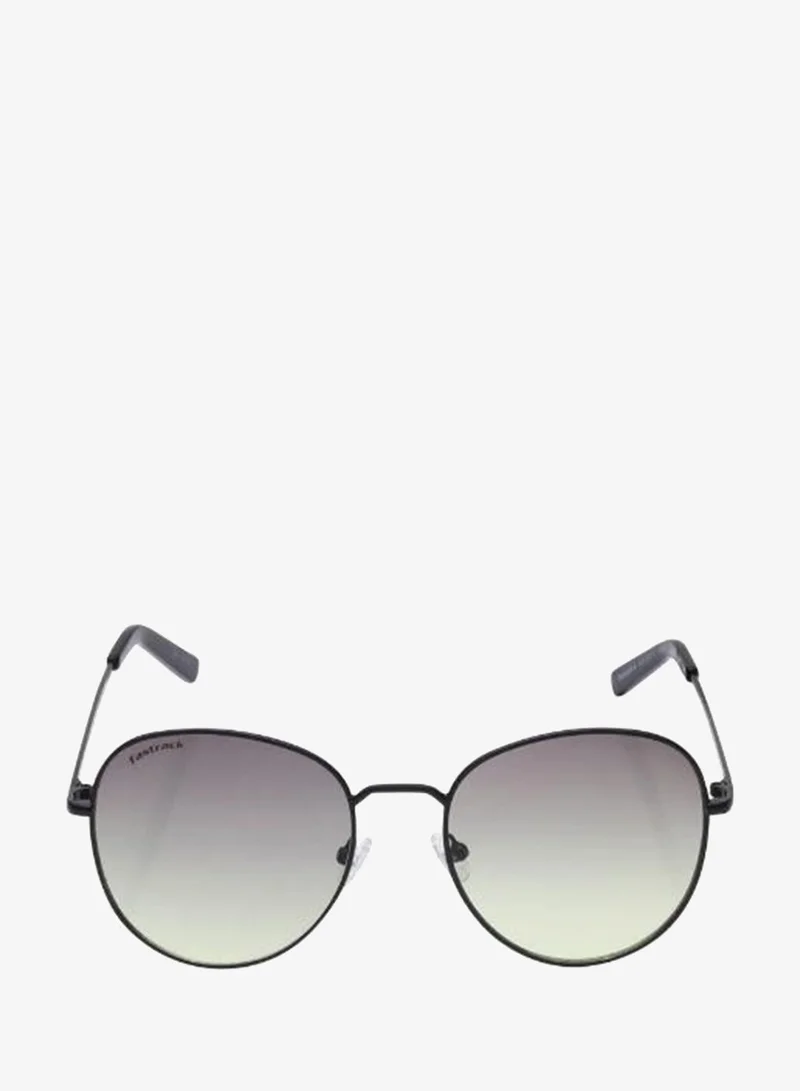 فاستراك Non Polarized Sunglasses Black Frame Green Mirror Lens 54mm  - M255GR11V