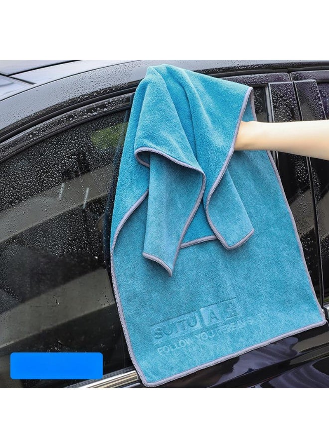 1 piece individually packed thick absorbent coral fleece microfiber terry cloth for car cleaning and kitchen cleaning, double-sided extra thick plush microfiber, super absorbent, 30X75 cm - Image 3