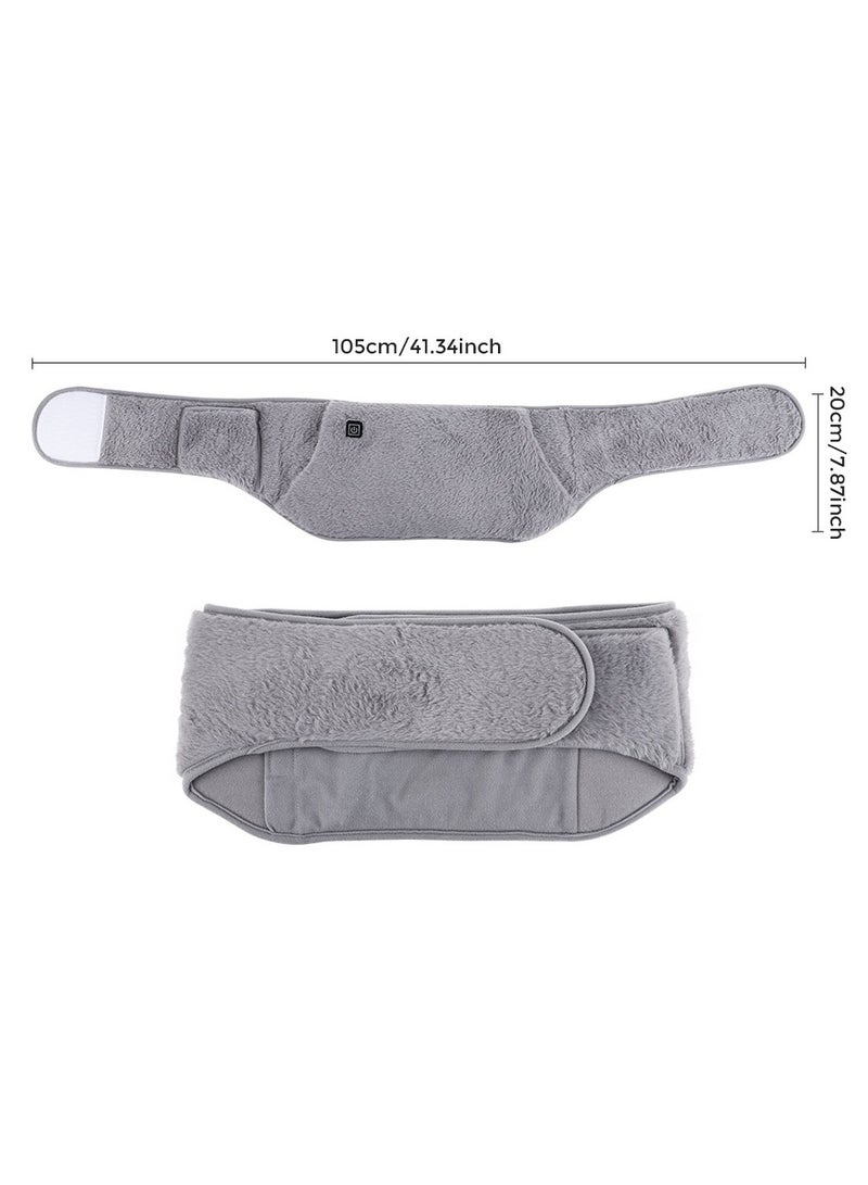 Generic Electric Heated Waist Belt, 3-Level Temperature Control Plush Heating Waist and Hand Warmer for Cold Weather - Image 2
