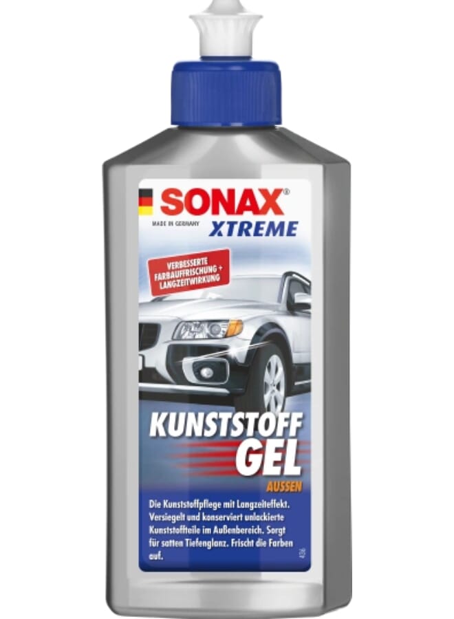 sonax XTREME Plastic Restorer Gel Exterior Content:250 ml Art. No.: 210109