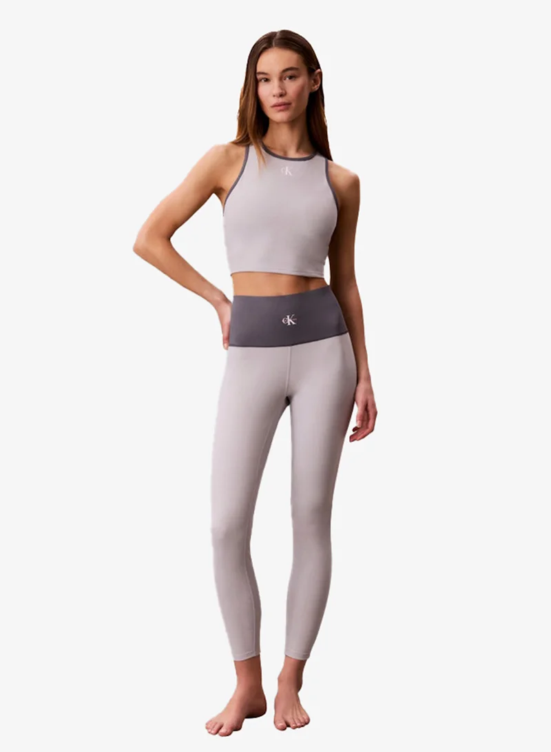 Calvin Klein Sports Harbor Mist Graphic Leggings for Women | Best Price UAE