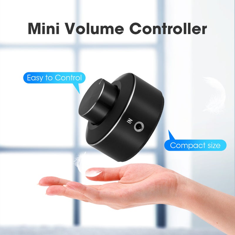 منظم حجم صغير - مقبض تحكم الحجم - منظم حجم - معايرة صوتية 3.5 مم - مفتوح ومغلق مكبر صوت مكبرات الصوت الحاسوبي - Image 4