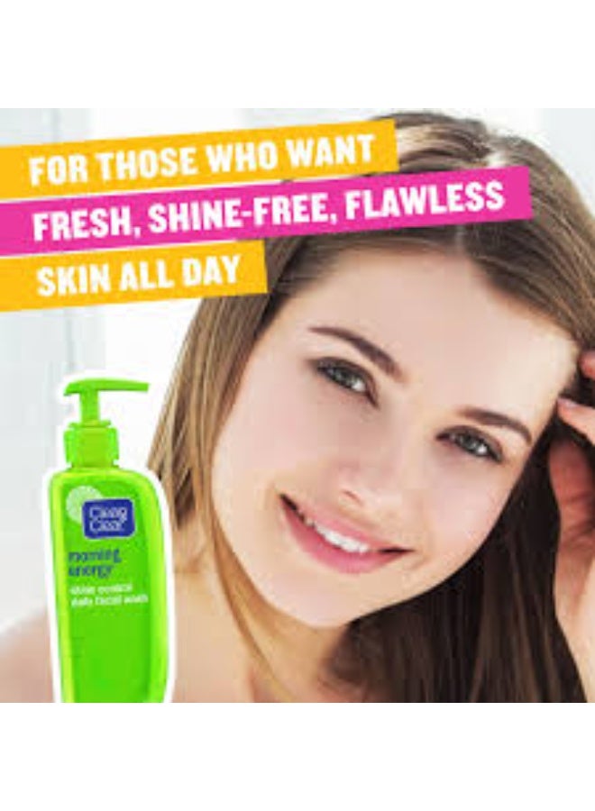 Clean & Clear Daily Face Wash, Morning Energy, Shine Control, 150m